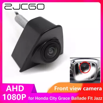 ZJCGO AHD CVBS 1080P 170 ° Автомобильный логотип, парковочная камера переднего вида для Honda City Grace Ballade Fit Jazz GM GK GH GP