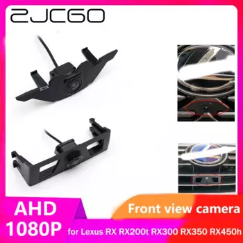 ZJCGO AHD CVBS 1080P 170 ° Автомобильный логотип, парковочная камера переднего вида для Lexus RX RX200t RX300 RX350 RX450h 2016 ~ 2022