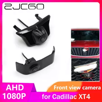 ZJCGO AHD CVBS 1080P 170 ° Автомобильный логотип, парковочная камера переднего вида для Cadillac XT4 2018 2019 2020 2021 2022 2023