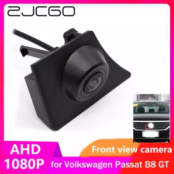 ZJCGO AHD CVBS 1080P 170 ° Автомобильный логотип, парковочная камера переднего вида для Volkswagen VW Passat B8 GT 2019 2020 2021 2022