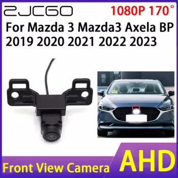 ZJCGO Автомобильная Камера Переднего Вида AHD 1080P водонепроницаемый CCD ночного видения для Mazda 3 Mazda3 Axela BP 2019 2020 2021 2022