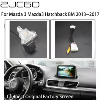 ZJCGO Автомобильная камера заднего вида заднего вида для Mazda 3 Mazda3 Hatchback BM 2013 ~ 2017 НЕ для седана Car Edition