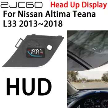 ZJCGO Автомобильный дисплей HUD, электронные аксессуары для Nissan Altima Teana L33 2013 ~ 2018