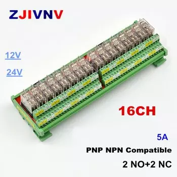 ZJIVNV BMZ-16R2 16-канальный релейный модуль DC12V/24V