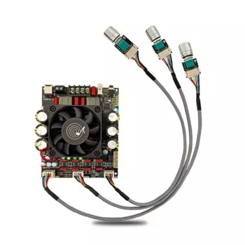 ZK-3002T Bluetooth цифровой усилитель мощности плата 300WX2 2,0-канальный стерео Hi-Fi предусилитель TPA3225 сабвуфер прочный B