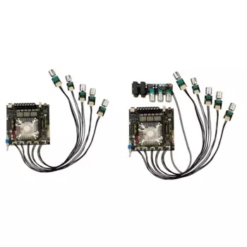 ZK-DAM L1 2X220 Вт и 350 Вт 2,1-канальная плата цифрового усилителя мощности BT TPA3251D2 Модуль усилителя звука высокой мощности с низким уровнем шума