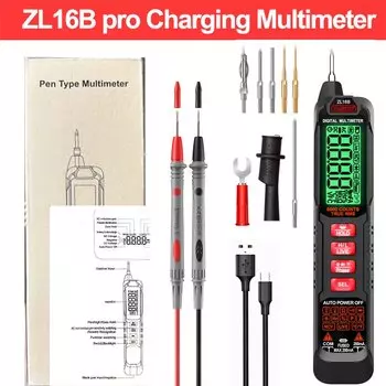 ZL16B перезаряжаемый цифровой мультиметр True RMS Многофункциональный высокоточный тестер NCV AC/DC сопротивление току Ом инструмент