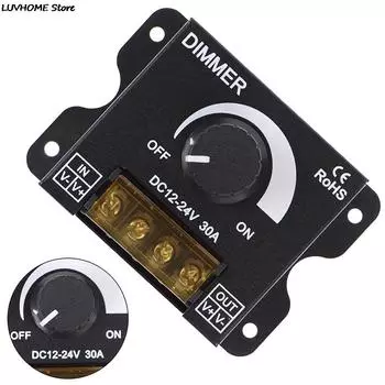 ZLinKJ Rotating Dimmer для светодиодной ленты 12-24В 30А