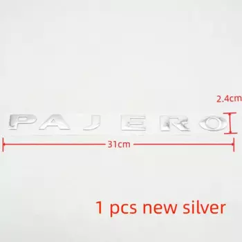 Значок для PAJERO, хромированный задний багажник, знаки багажника, запасное колесо, буквы 225x24 мм
