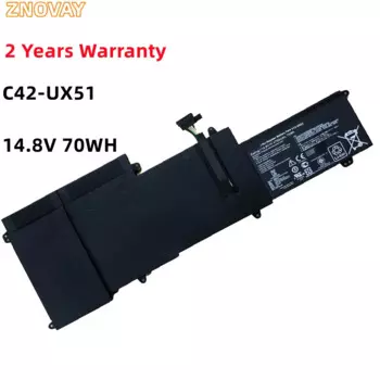 ZNOVAY 14,8 V 4750mAh/70WH C42-UX51 Аккумулятор для ноутбука ASUS ZenBook U500 U500V U500VZ UX51 UX51V UX51VZ C42-UX51