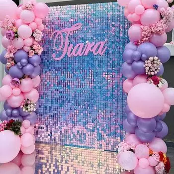 Золотая блестящая настенная панель 4х6 футов