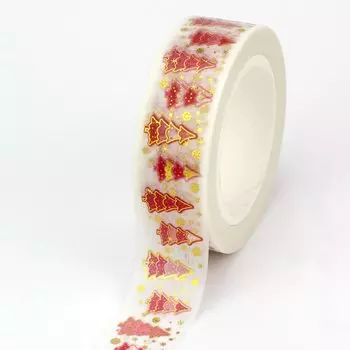 Золотая декоративная лента GREATHOPE WASHI TAPE