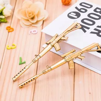 Золотая гелевая ручка ZJMZYM