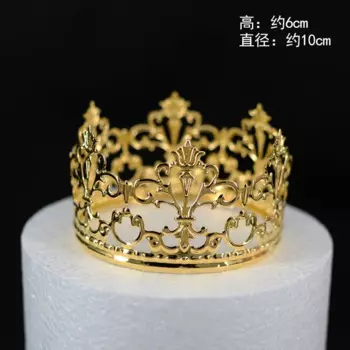 Золотая корона для торта MOONBIFFY