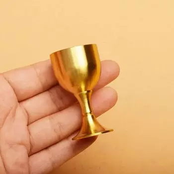 Золотая латунная кружка