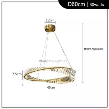 Золотая люстра Winfordo