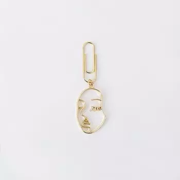 Золотая металлическая скрепка Planner Time