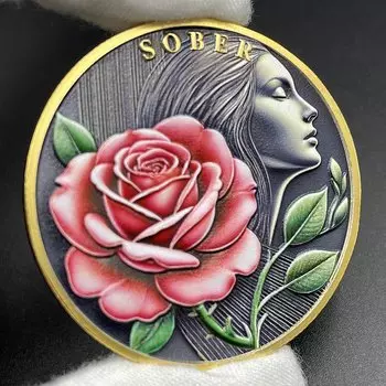 Золотая монета Sober Woman