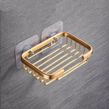 Золотая настенная мыльница XMSJ