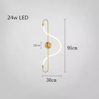 Золотая подвесная люстра SANDYHA
