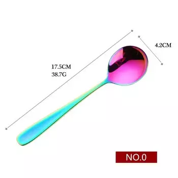 Золотая суповая ложка из нержавеющей стали