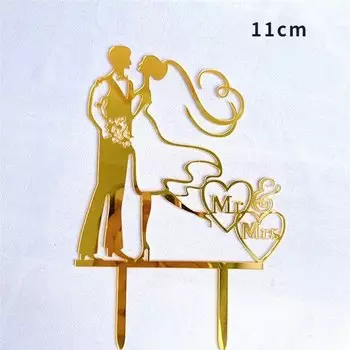 Золотое акриловое кольцо для торта WOHLTAO