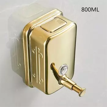 Золотой диспенсер для мыла Tuqiu
