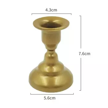 Золотой кованый подсвечник MOONBIFFY