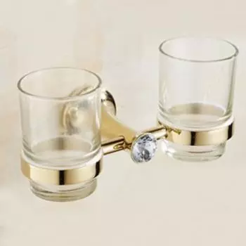 Золотой набор аксессуаров для ванной HOTAAN