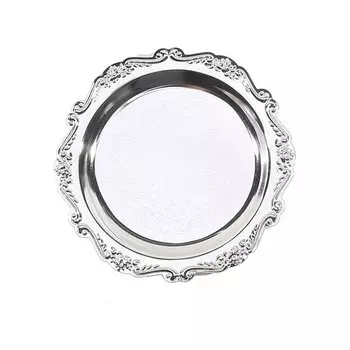 Золотой серебряный рельефный поднос EH-LIFE