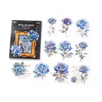 Золотые декоративные наклейки розы Mengtai