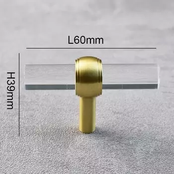 Золотые латунные ручки IHOMCASA для мебели