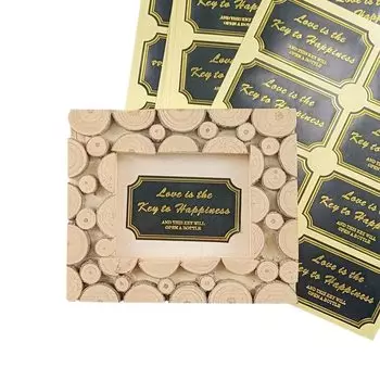 Золотые наклейки для скрапбукинга CBTstationery