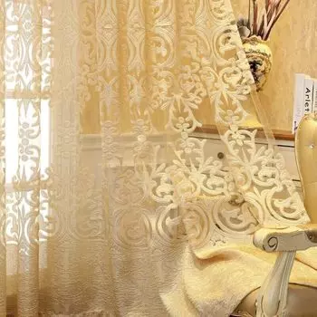 Золотые шторы Black Ant из полиэстера