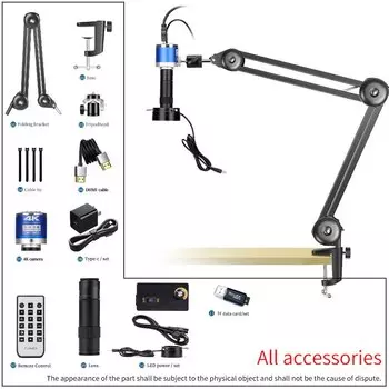 ZONGMAI 4K Промышленный микроскоп 500X