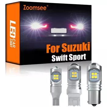 Zoomsee 2 шт. белый светодисветодиодный заднего хода для Suzuki Swift Sport 2004-2020 Canbus внешнее резервное копирование без ошибок задний фонарь светильник для автомобиля
