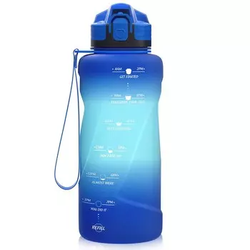 ZORRI Градиентная спортивная бутылка для воды 1500 мл