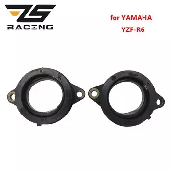 ZS Racing 4 шт. для YAMAHA YZF-R6 1999-2013 мотоциклетная часть КАРБЮРАТОР впускной коллектор прокладки пластиковый Впускной Выпускной клей