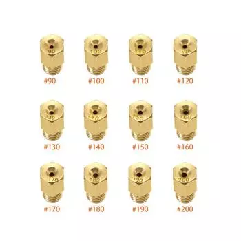 ZSDTRP 10/12 шт. мотоцикл VM TM карбюратор шестигранные основные форсунки для Mikuni VM TM TMX карбюратор