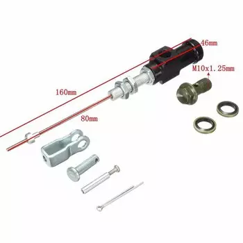 ZSDTRP Гидравлический Главный цилиндр сцепления мотоцикла тормозной насос m10x1.25 мм для Yamaha/Honda/Suzuki