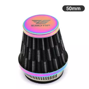 ZSDTRP красочный воздушный фильтр 35/38/42/45/50/55/58 мм впускная труба воздушного фильтра мотоцикла для 50cc 110cc 125cc 250cc ATV Dirt Bike