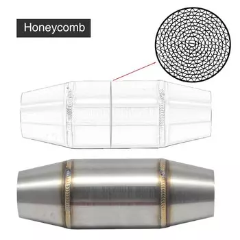 ZSDTRP универсальный мотоцикл выхлопной катализатор средней трубы 35 мм модифицированный глушитель Расширительная камера спортивный Escape катализатор двигатель