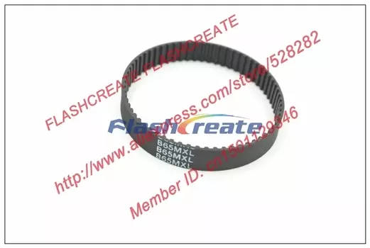 Зубцы синхронного ремня B65 MXL POWGE, 10 шт., = 65 длина = 132,08 мм, ширина = 6,35 мм, резиновый замкнутый Ремень ГРМ B65MXL, подходит для шкив MXL