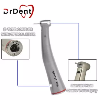 Зубная щетка DENTST Quattro X95L, оптоволоконная пусковая кнопка, низкая скорость, против внутреннего распыления