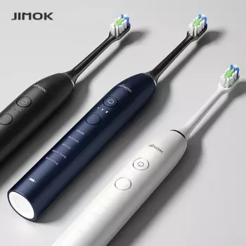 Зубная щетка JIMOK звуковая электрическая, ультразвуковая перезаряжаемая для взрослых, очиститель зубов (K2)