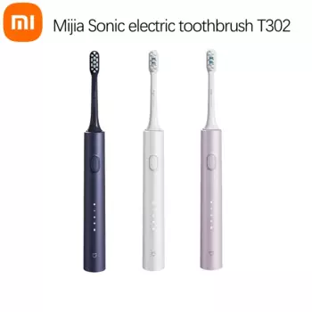 Зубная щетка Miui Mijia T302 IPX8 звуковая электрическая, 4 насадки, Водонепроницаемая беспроводная зарядка, Brus