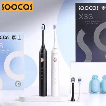 Зубная щетка SOOCAS X3S ультразвуковая водонепроницаемая, IPX8, 180 дней работы от батареи