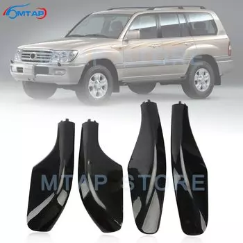 ZUK 4 шт. автомобильный багажник на крышу верхняя багажная планка рельсовая защитная крышка для TOYOTA LAND CRUISER 100 LC100 LX470 UZJ100 1998-2007