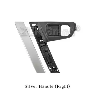 ZUK Автомобильная внутренняя дверная ручка для Nissan Qashqai J10 2007 2008 2009 2010 2011 2012 2013 2014 2015 Черный Серебристый ABS Накладка