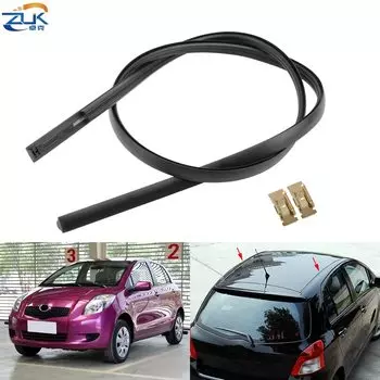 ZUK автомобильные молдинги на крышу для TOYOTA YARIS VITZ VIOS хэтчбек 2009 2010 2011 NCP90 ZSP91, бесплатные зажимы, крепеж
